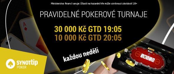 SYNOT TIP Poker - český poker online o peníze zdarma
