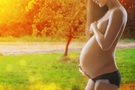 Žena v pokročilé fázi těhotenství