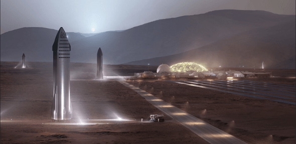 SpaceX: Představa kolonie na Marsu