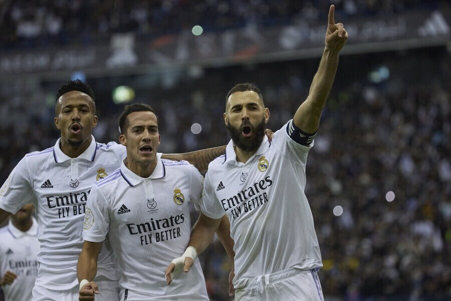 Real Madrid slaví postup do finále Španělského superpoháru proti Barceloně - Profimedia