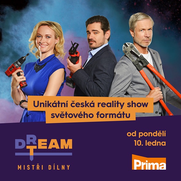 Dream Team Mistři dílny - kutilská reality show na Primě