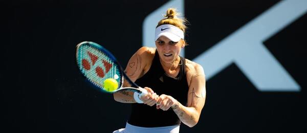 Tenis, WTA, Markéta Vondroušová během Australian Open, Melbourne