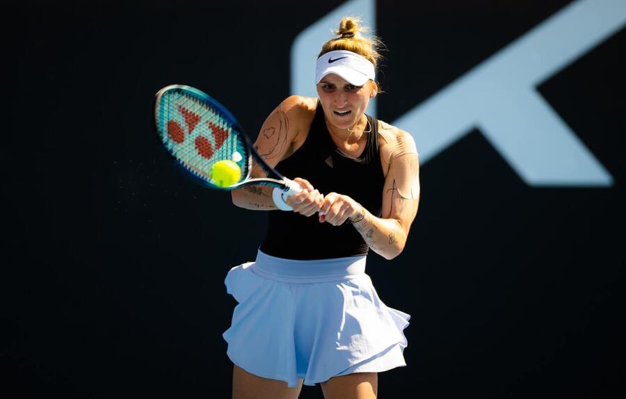 Tenis, WTA, Markéta Vondroušová během Australian Open, Melbourne