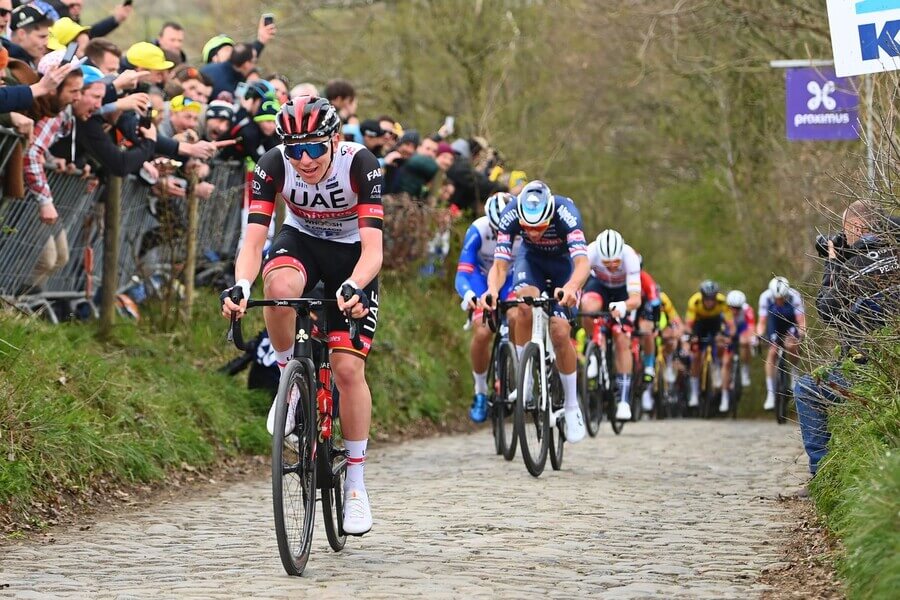 Ronde van Vlaanderen - Tadej Pogačar nebude chybět na startu Okolo Flander 2023
