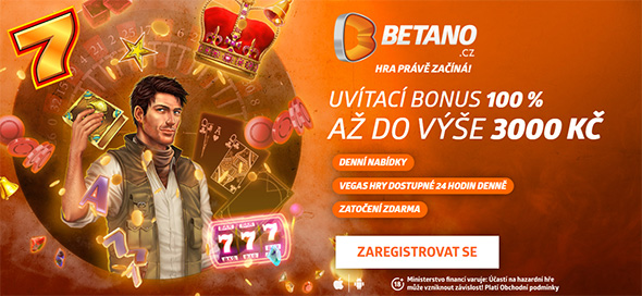 Betano casino - online casino s českou licencí.
