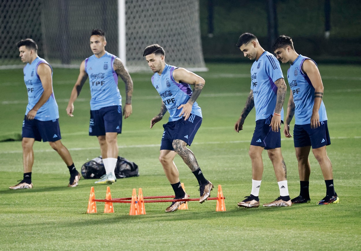 Argentinský národní tým v přípravě na MS v Kataru