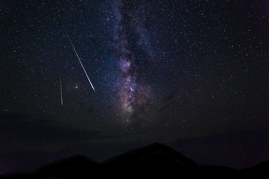 Roj meteorů: Padající hvězdy, meteorit, souhvězdí, Perseidy, Orionoidy