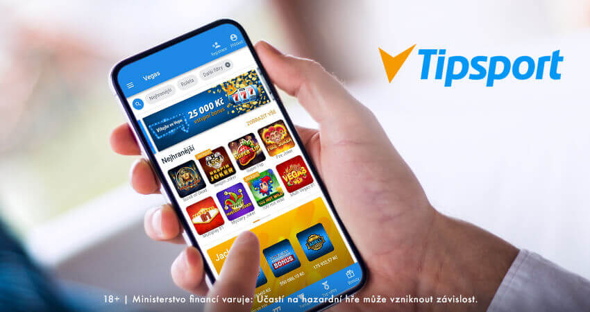Stáhněte si mobilní aplikaci Tipsport do svého mobilního zařízení.
