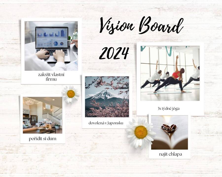 Udělejte si Vision Board a splňte si tento rok konečně svoje sny
